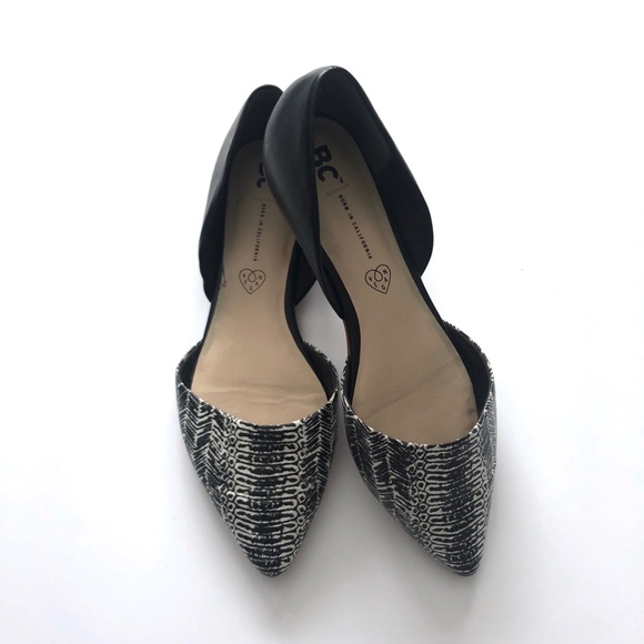 Shoes - (Born in California) vegan zebra/snake print flats